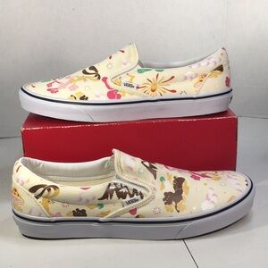 NWT Vans Classic Slip-Ons in Colorful Outdoors Pattern Men’s 10